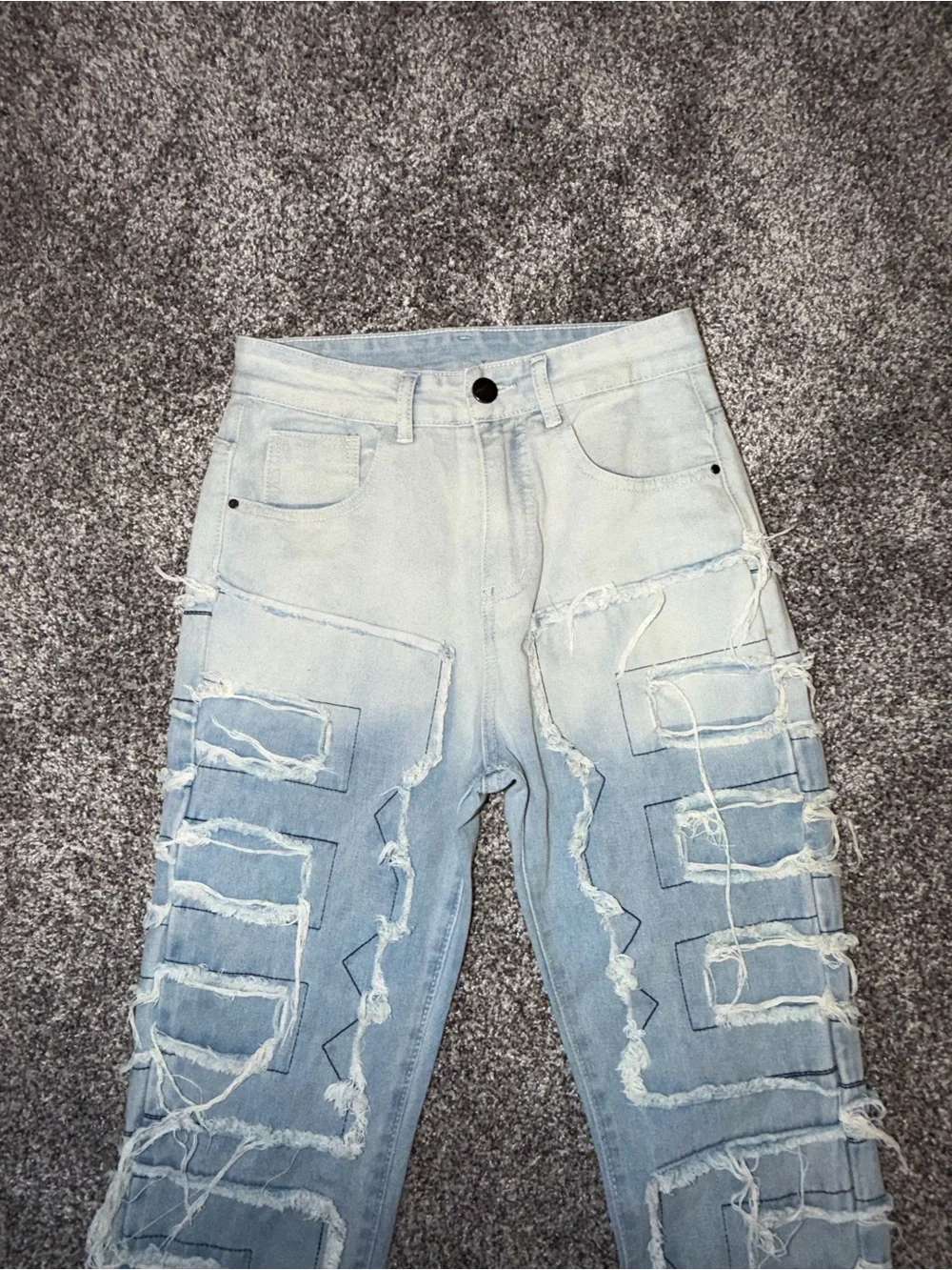 Light Blue Distressed Women’s Jeans